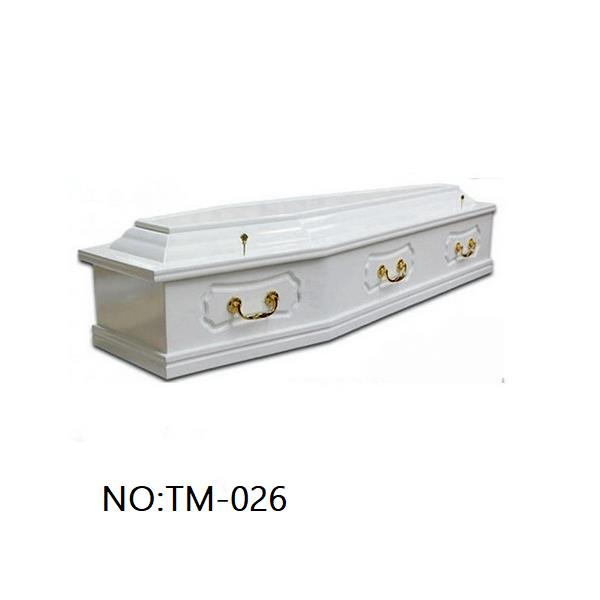 European Style Solid Wood Coffin supplier